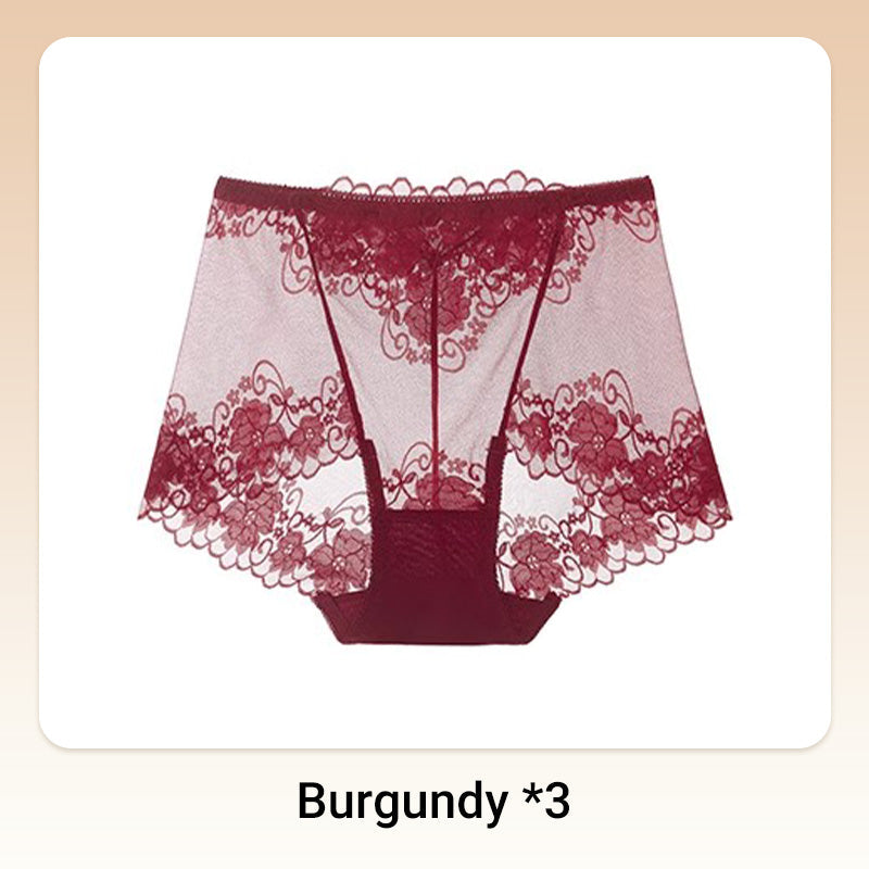 🧶 Women's Hand-Crocheted Lace High-Rise Boxer Briefs – Breathable, Vintage Style & Comfortable Fit 🌸