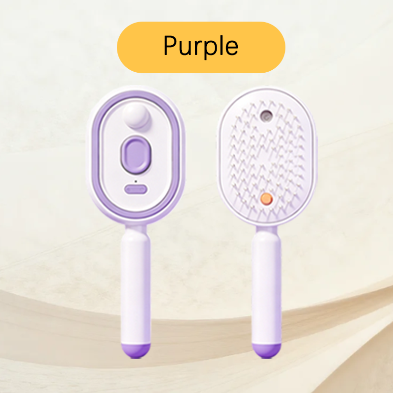 🔥LAST DAY SALE ONLY ￡14.99!!🔥ProGlide™🇬🇧 Scalp Massager Comb 💆‍♀️ – Self-Cleaning 🧼, Tangle-Free ✂️ & Frizz-Control Hair Brush with Soothing Mist Spray 💨✨ | Perfect for Dry, Brittle Hair 💧🌟