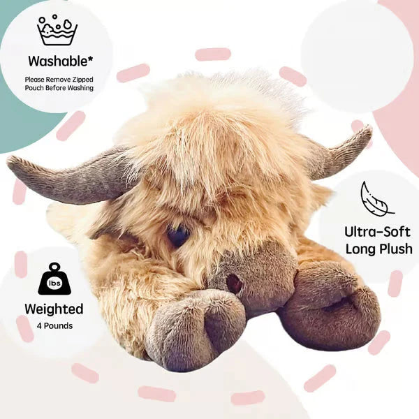 🔥Hot Sale🐂Weighted Highland Cow Plushy