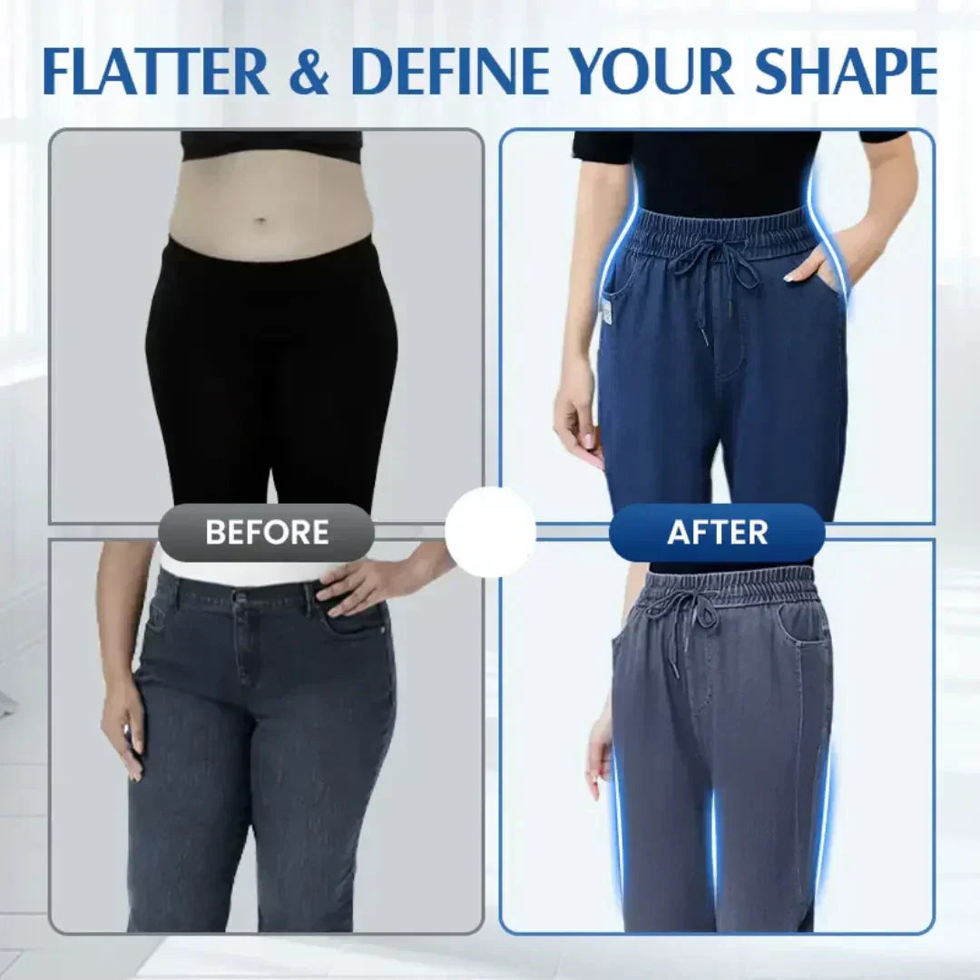 ⏳Limited-time 65% discount!!💕👖High Waist Ultra-Stretch Mom Jeans