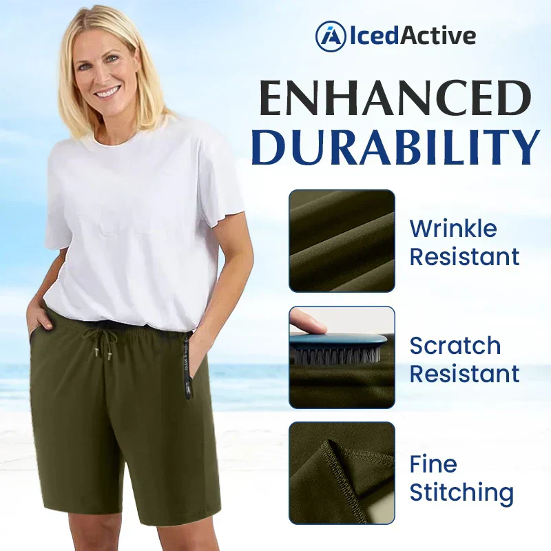 ⏳Last Day Special Price Only￡9.99 🩳✨Unisex Ice Silk Quick Drying Stretch Shorts