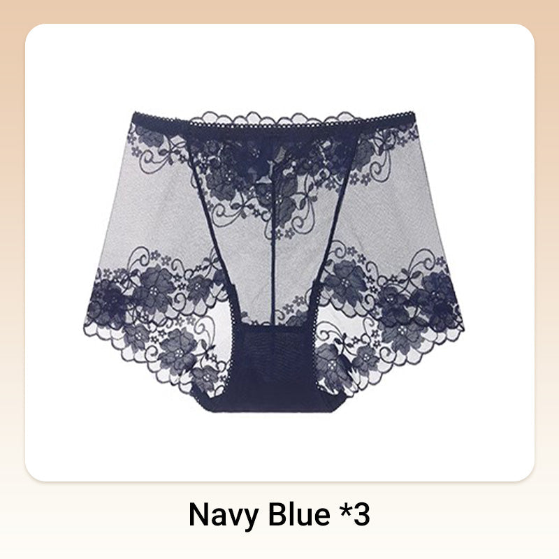 🧶 Women's Hand-Crocheted Lace High-Rise Boxer Briefs – Breathable, Vintage Style & Comfortable Fit 🌸
