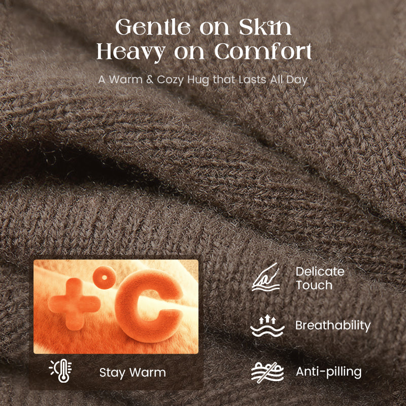 📢59% OFF NOW🔥Turtleneck Sweater Mini Dress Set