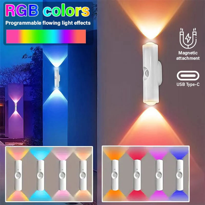 🎁LAST WEEK SPECIAL PRICE ￡6.99!!⏳Rechargeable Smart LED Motion Sensor Ambient Light