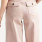 👖Stretch Twill Cropped Wide Leg Pants