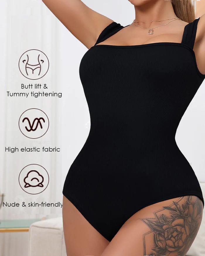 【😍Hot Sale 50% 😍Buy 1 Get 1 Free & Only ￡7.49 Per Each】Sleeveless Tummy Control Tank Tops Bodysuits