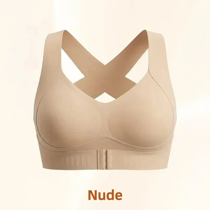 🎉LAST DAY SALE - 50% OFF⚡Front Closure Cross-Back Wireless Posture Bra