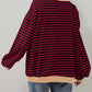 🎁 Hot Sale 49% OFF 🔥Women's Oversized Striped Long Sleeve Pullover