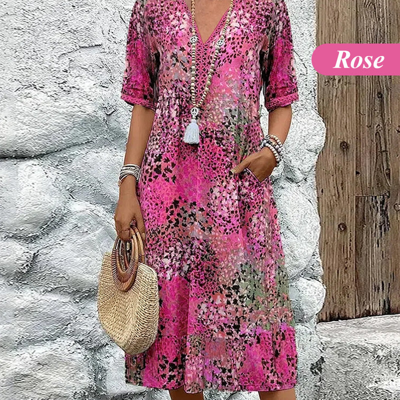 2026 Hot Sale 💥Safari Chic Leopard Dress
