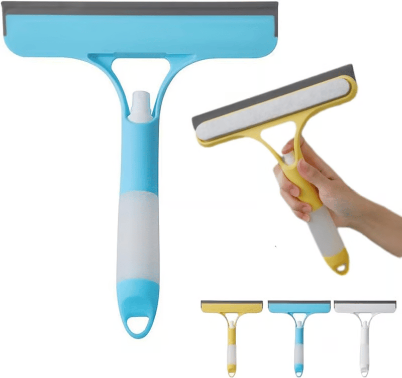 🧽 Last Day Special Price £9.99 ! 🔥Buy 2 Get 1 Free💦3 in 1 Window Cleaning Scraper