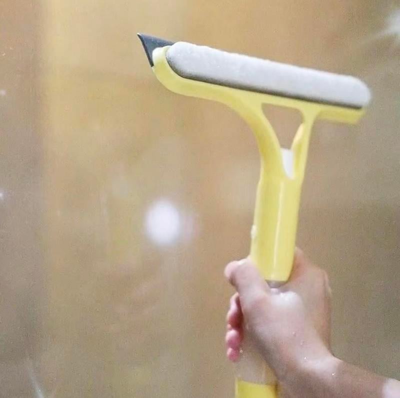 🧽 Last Day Special Price £9.99 ! 🔥Buy 2 Get 1 Free💦3 in 1 Window Cleaning Scraper