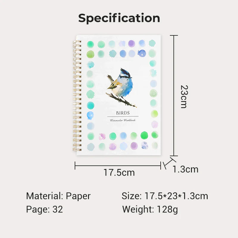 Hot Sale 55% OFF📚Beginner-Friendly❤️Watercolor Workbook