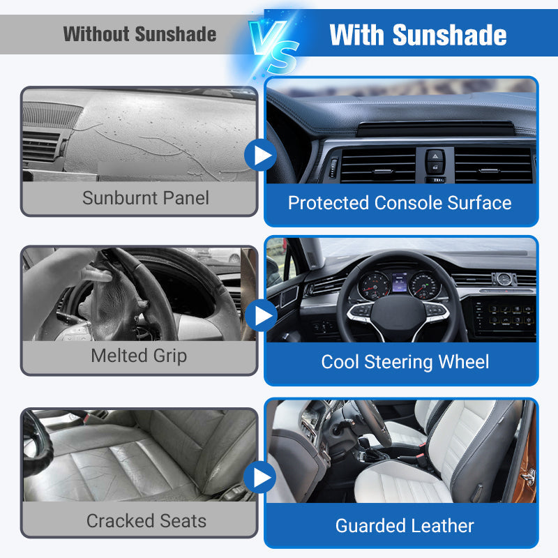 🌞 Summer Hot Sale-50% Off 🌈Laser Car Windshield Sunshade🏖️