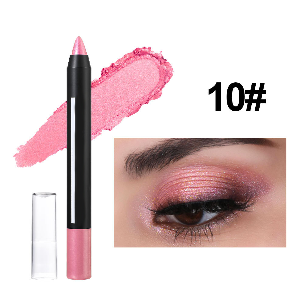 ✨LIMITED‑TIME 50% OFF! ✨Waterproof Highlighter Eyeshadow Pencil, Shimmer Glitter Cream Makeup Stick, Long‑Lasting for Eyes, Face & Party Looks