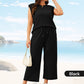 🌸New Arrival 50%OFF💖 Women's Casual Sleeveless Top and Drawstring Pants 2-Piece Set