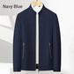 👑Men's Standing Collar Zipper Casual Jacket