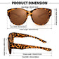 🎉LIMITED SALE：ONLY ￡6.99!!😎UV400 Protection Fit Over Glasses Sunglasses