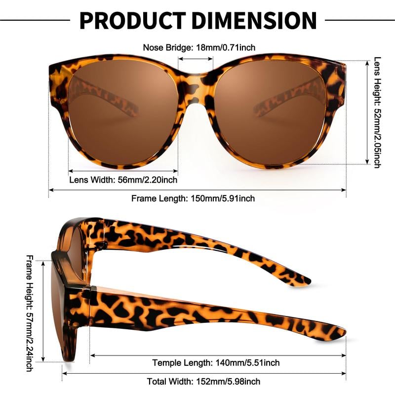 🎉LIMITED SALE：ONLY ￡6.99!!😎UV400 Protection Fit Over Glasses Sunglasses