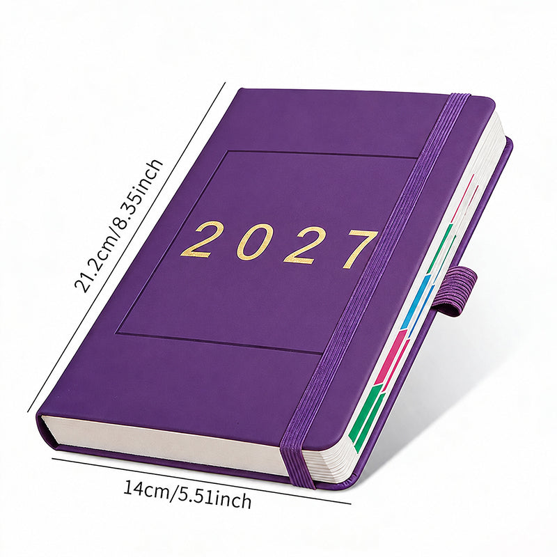 📓 2027 Planner – A5 Size, One Page Per Day with Dates – Perfect for Daily Notes and Future Reference ✨