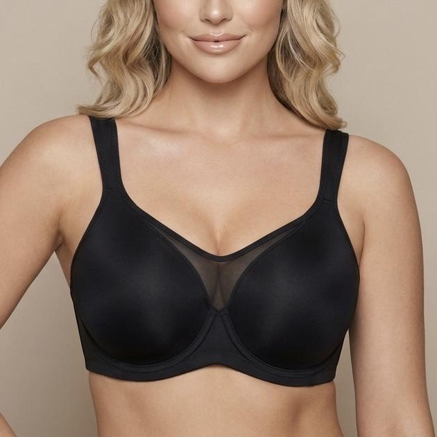 ⏳💐Hot Sale Only £7.99!!!🖤Women's Elegant Sheer Full Coverage Non-padded Plus Size Bra