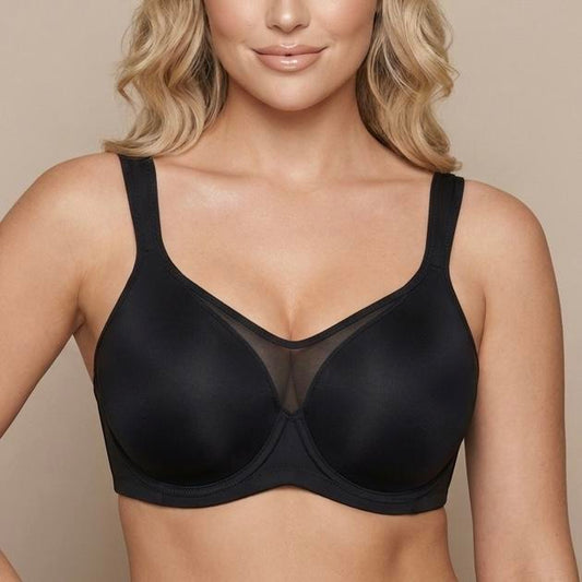 ⏳💐Hot Sale Only £7.99!!!🖤Women's Elegant Sheer Full Coverage Non-padded Plus Size Bra