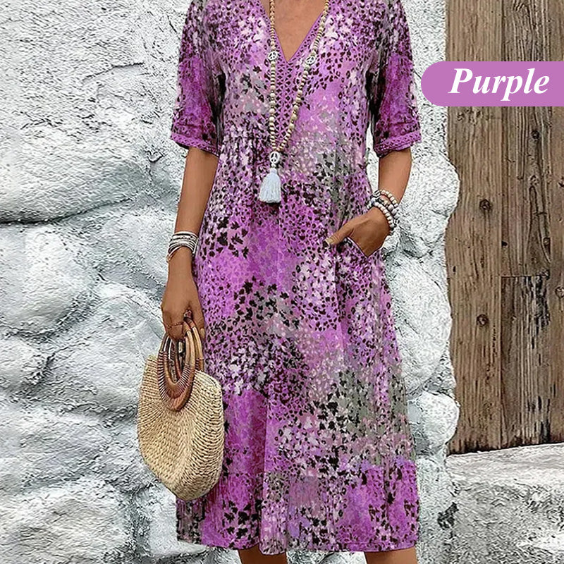 2026 Hot Sale 💥Safari Chic Leopard Dress