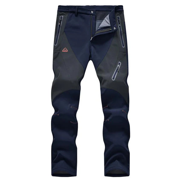 🏆LAST DAY SALE 50% OFF!!🔥Men's Waterproof Winter Trousers with Fleece Lining Cargo Pants