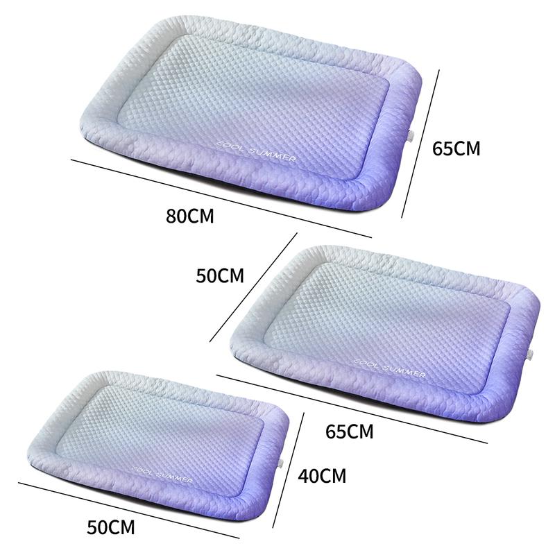 🐾 50% OFF NOW! ❄️ Pet Cooling Mat for Dogs & Cats – Breathable, washable & soft – Ice-silk fabric, perfect for floors, sofas or car travel – multiple sizes & gradient colours 🐶🐱