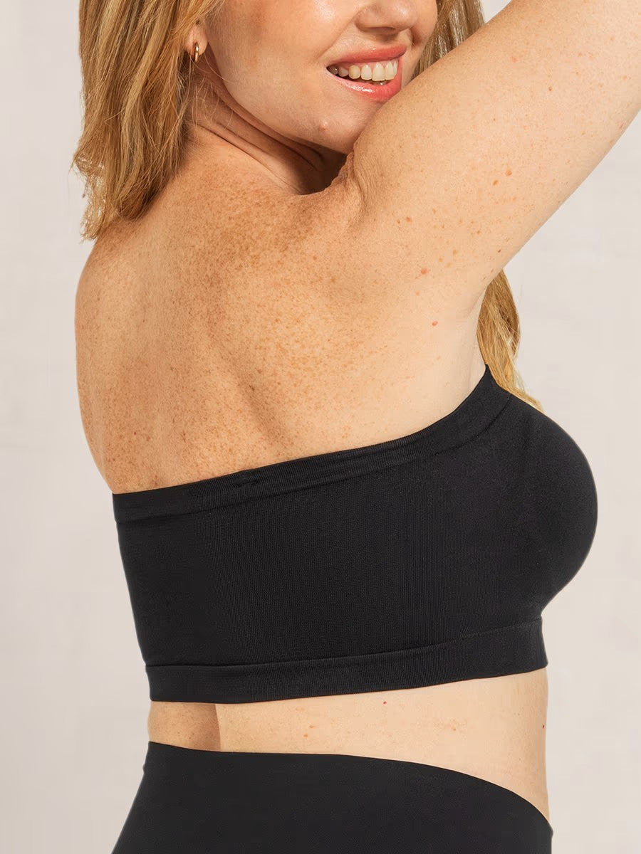 ⛱️Last Day Special Price ￡10.99!!🤩🔥Convertible Strapless Bandeau Bra with Wireless Comfort, Anti-Slip Grip & Removable Straps