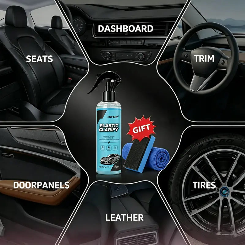 🔥🔥Multipurpose Efficient Car Plastic Restorer Spray