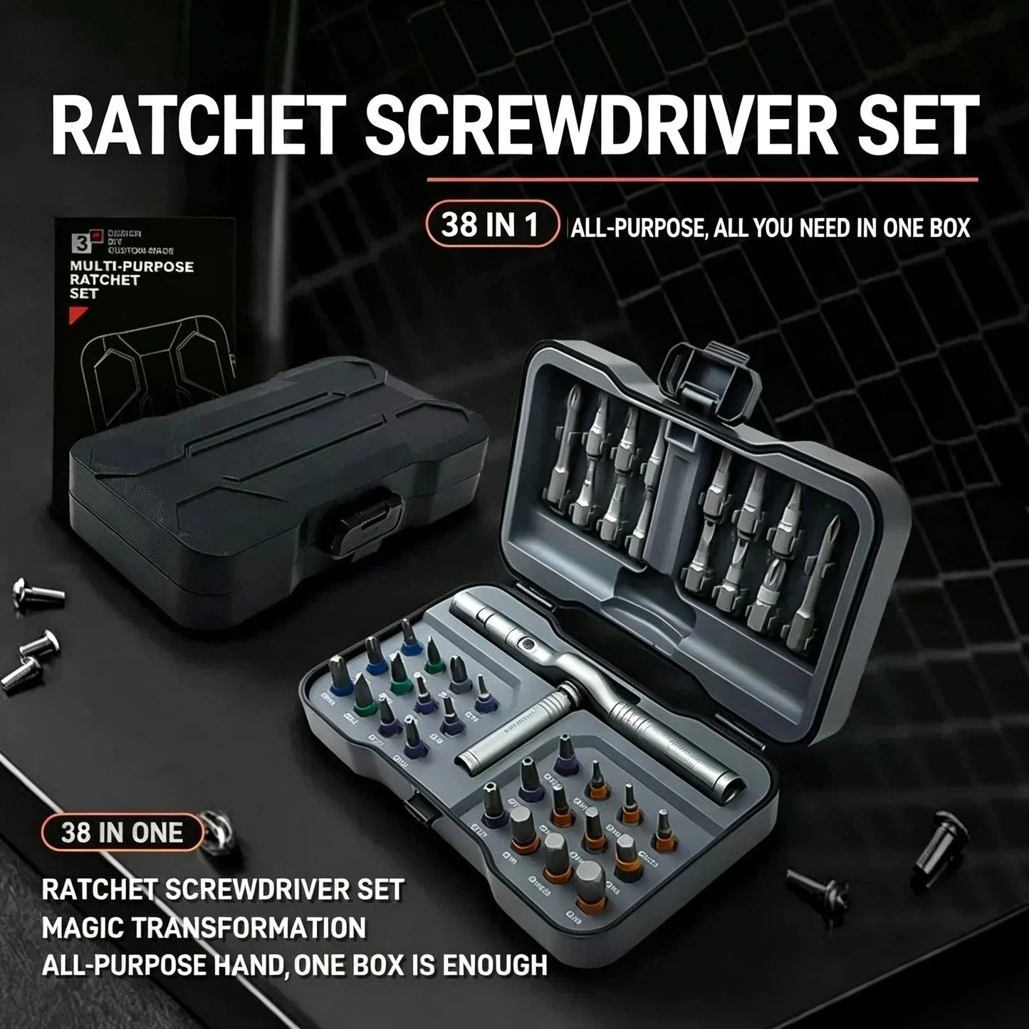 ⏰ LIMITED TIME 50% OFF! 🔥🛠️ 24-in-1 screwdriver set – Magnetic, compact, and portable, ideal for repairs and DIY projects 🔧📦