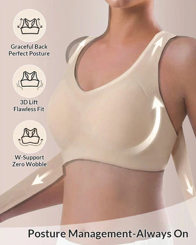 🎉Front Closure Cross-Back Wireless Posture Bra