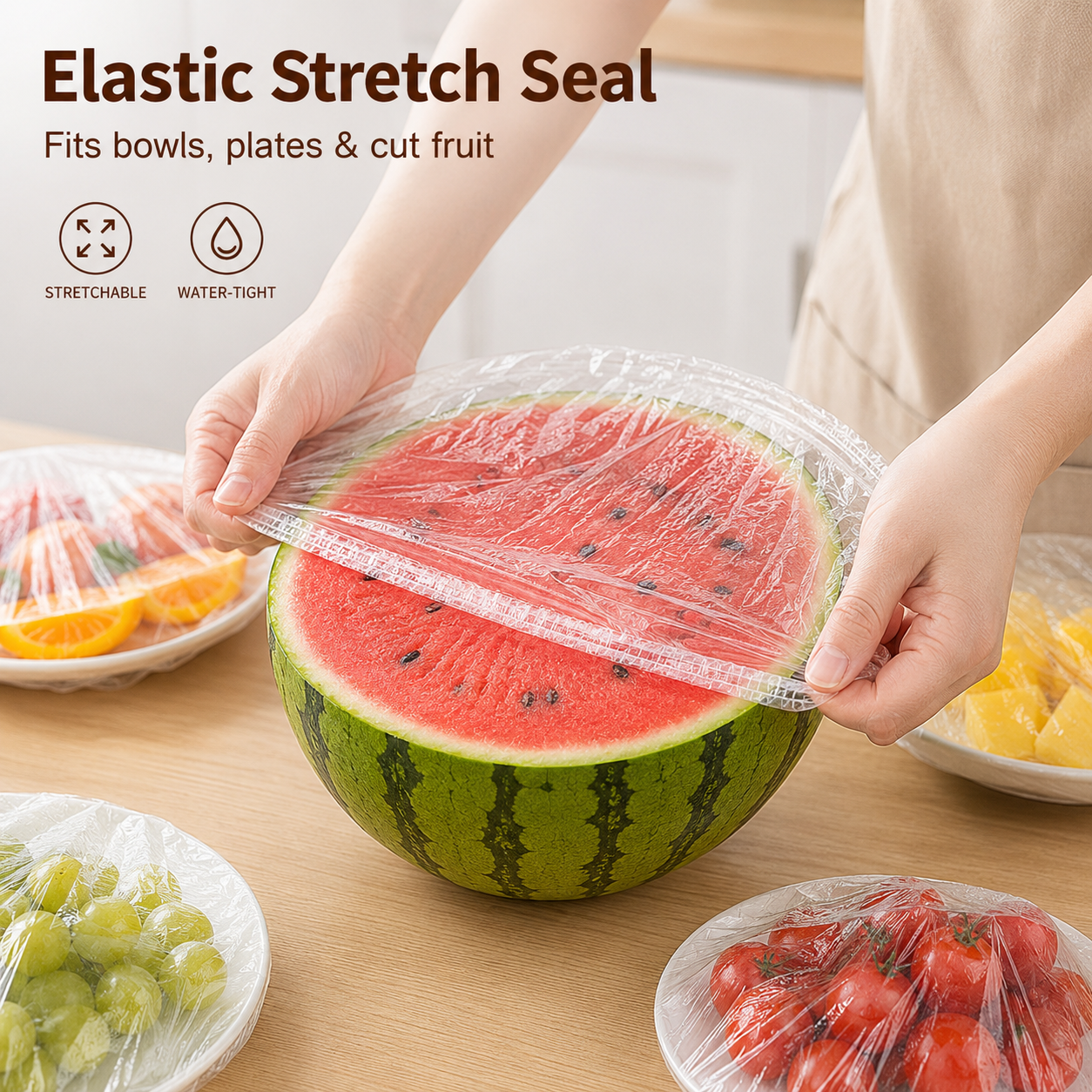 ⏳LAST DAY SALE ONLY ￡9.99!🔥Buy more save more🎁Disposable Stretch Food Covers for Bowls & Plates