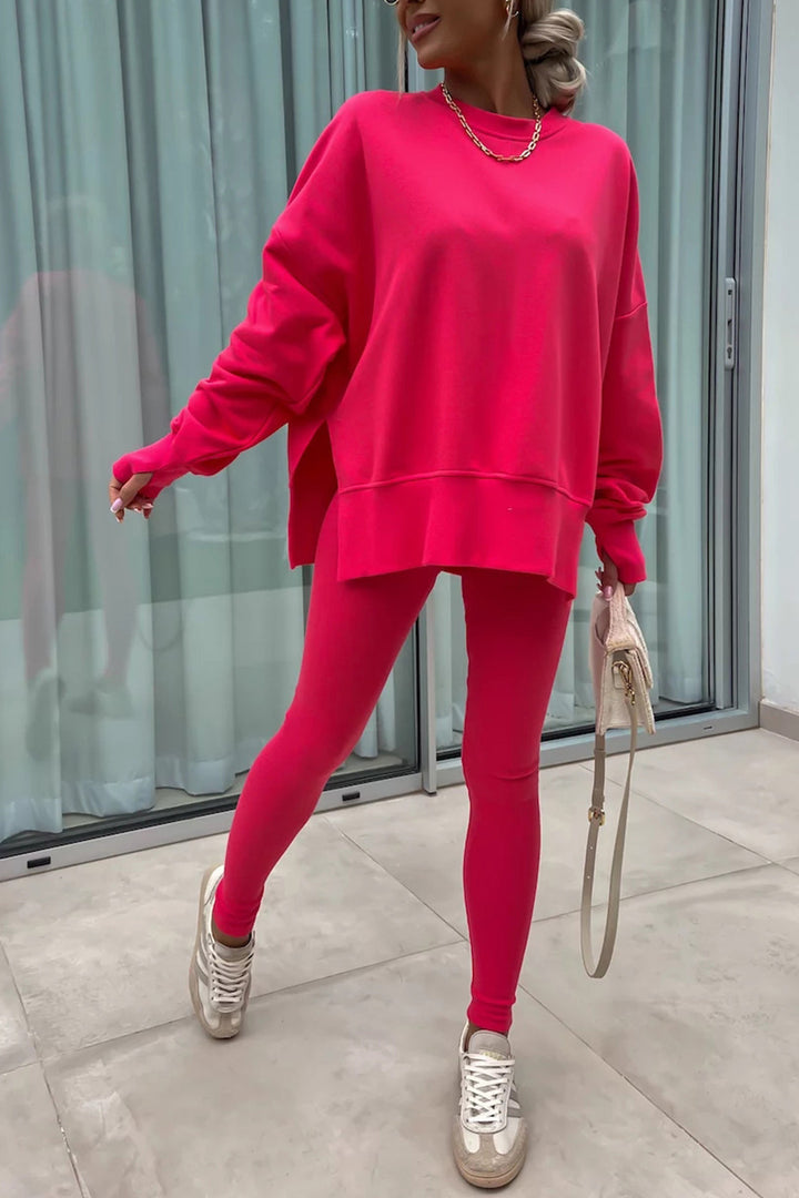 🔥Casual Women Sweatshirt Leggings Set