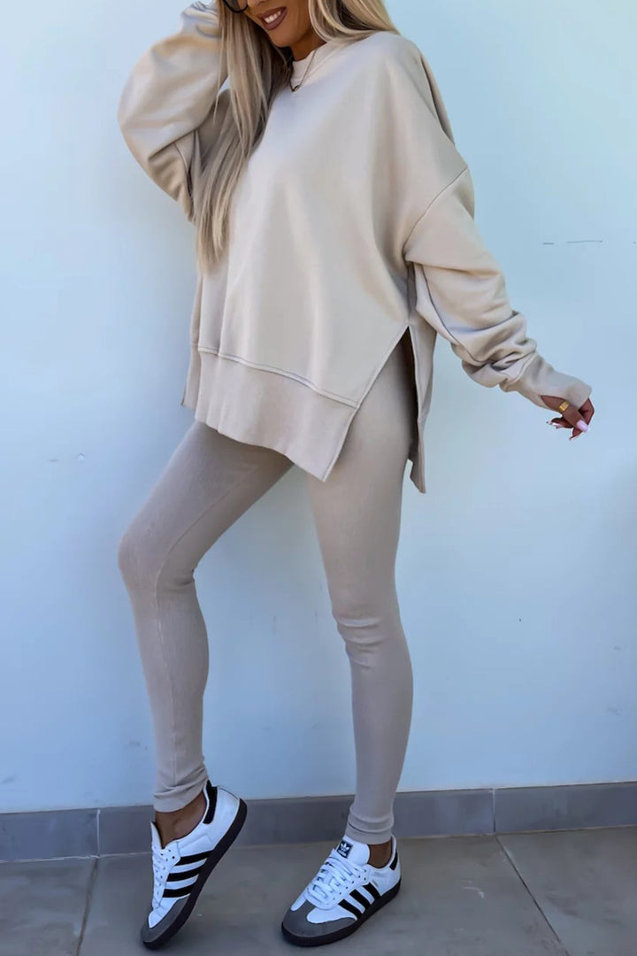 🔥Casual Women Sweatshirt Leggings Set