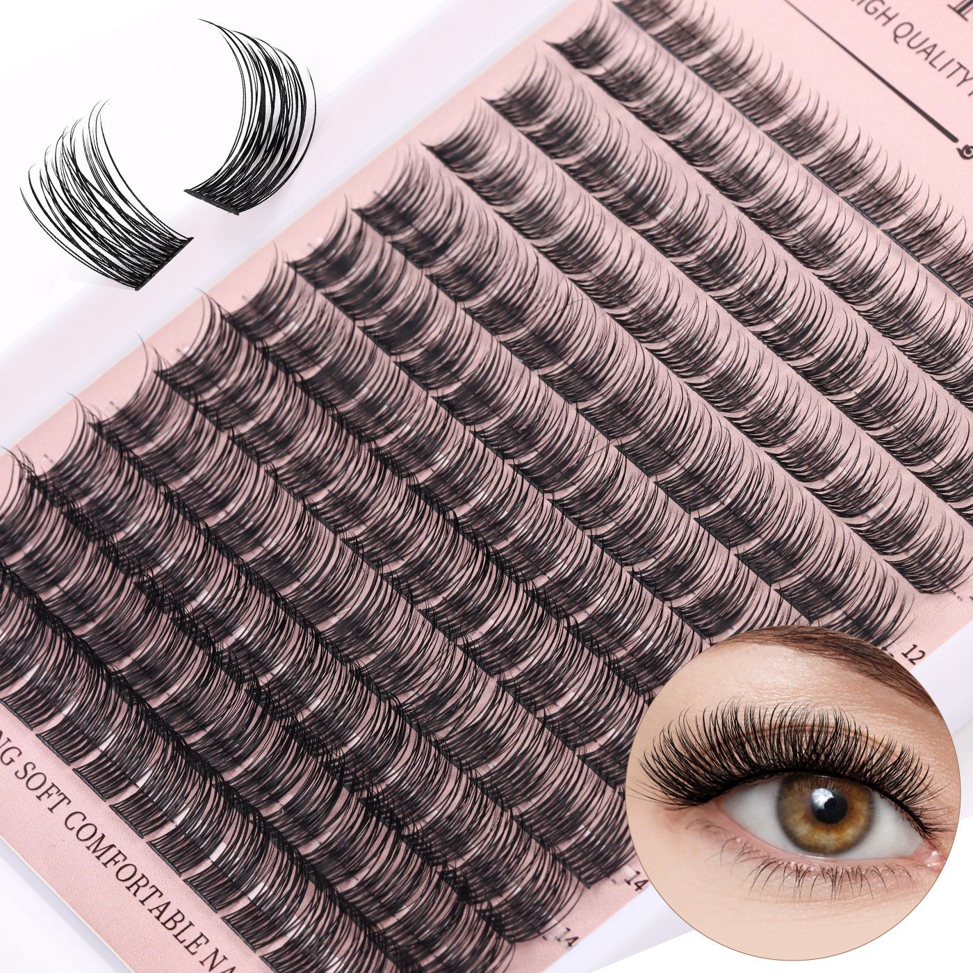 DIY Natural Volume Cluster Lashes Kit
