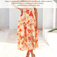 ⏰Summer Hot Sale 50% OFF💃Women's Floral Square Neck Puff Short Sleeve Smocked Tiered Dress