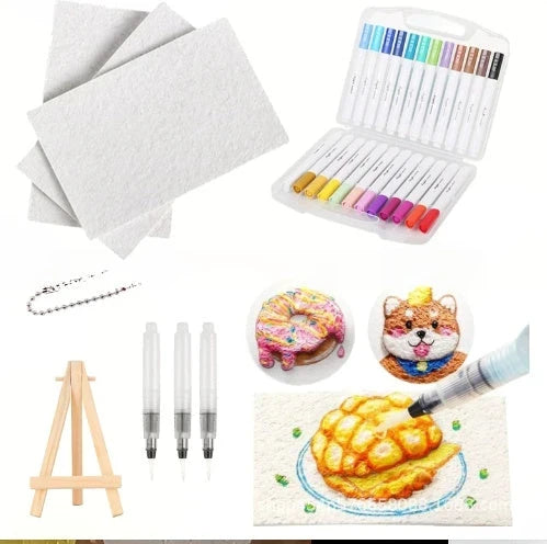 🎄Special Surprise Offer 🎁Buy 3 Get 2 Free！🔮Master the magic of painting！👩‍🎨Foam Texture Painting Paper🎁