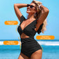 👗Sexy ruffled one-piece swimsuit