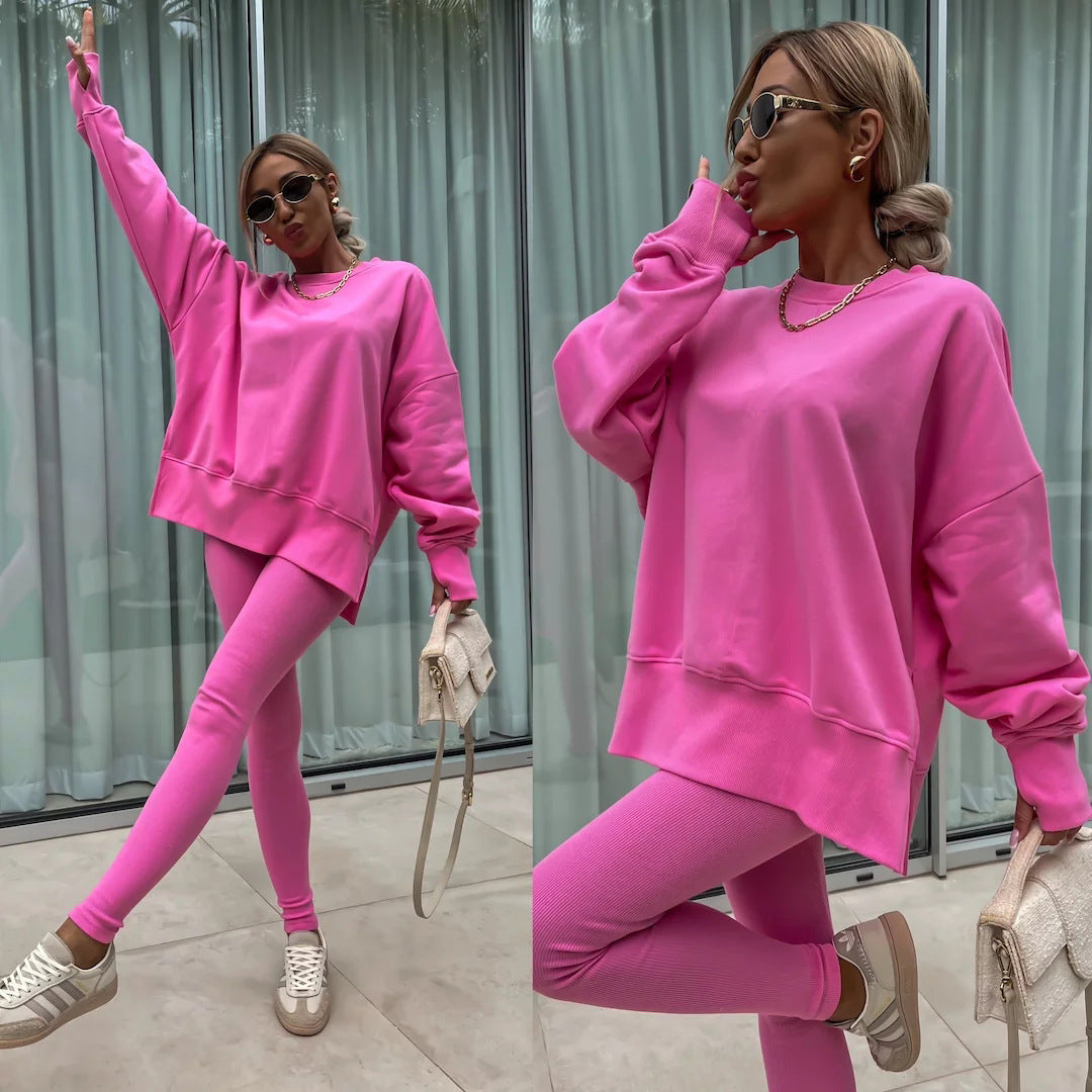 🔥Casual Women Sweatshirt Leggings Set