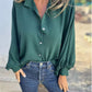 🔥Hot Sale✨Solid Color Oversized Long Sleeve Shirt