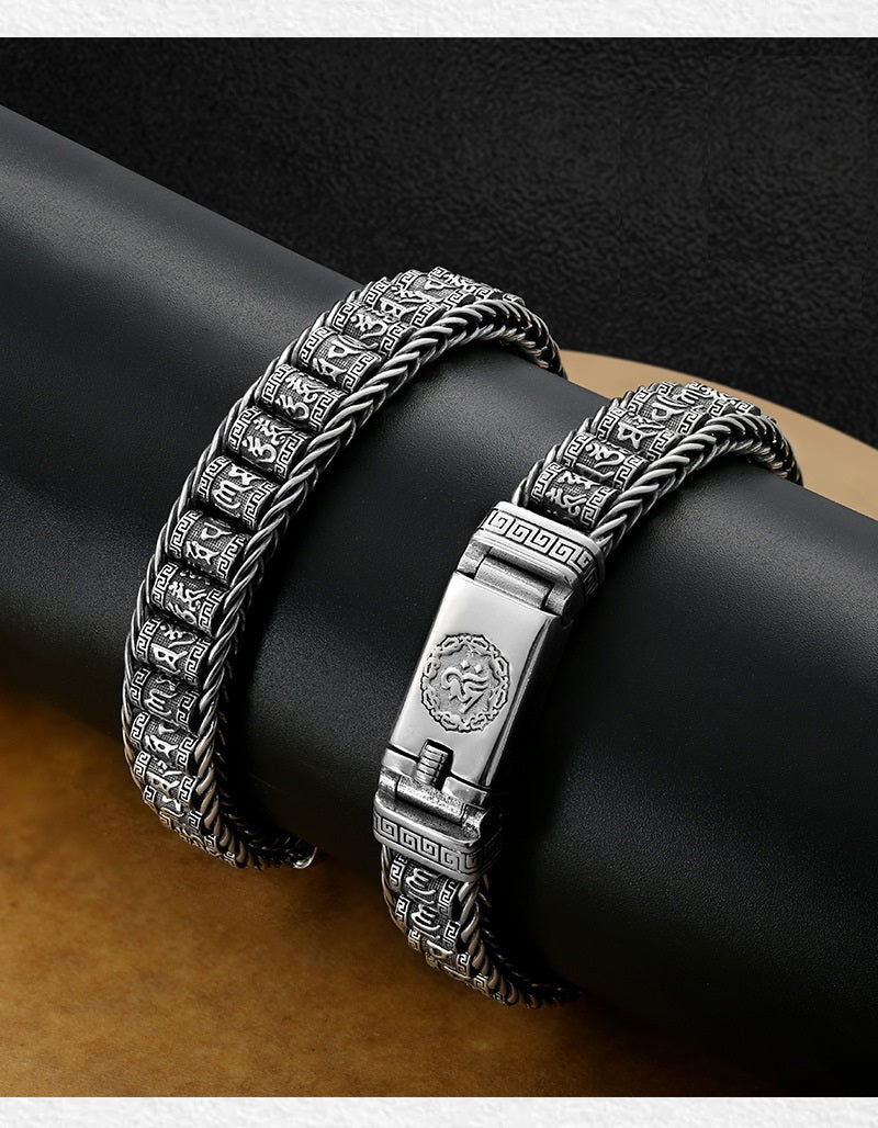 Six Character Truth-Prayer Wheel Bracelet