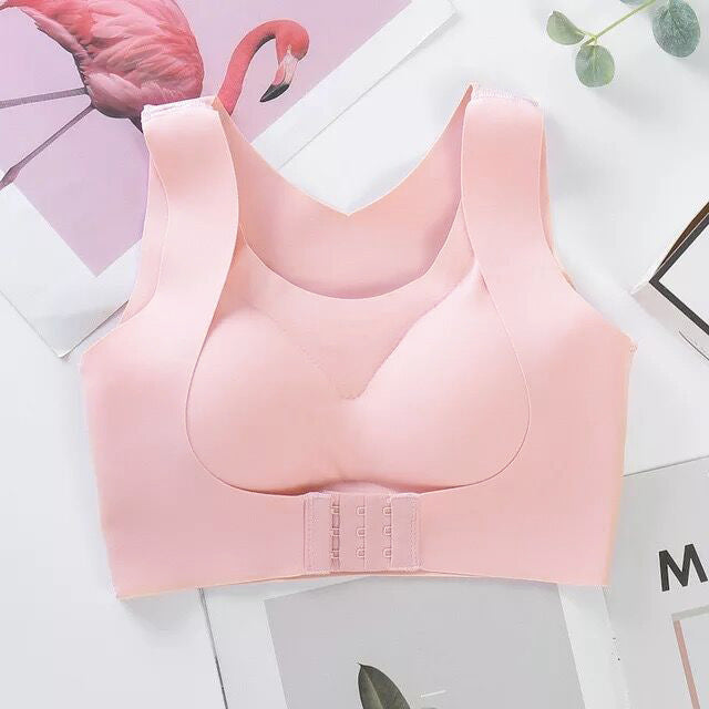 🎉Front Closure Cross-Back Wireless Posture Bra