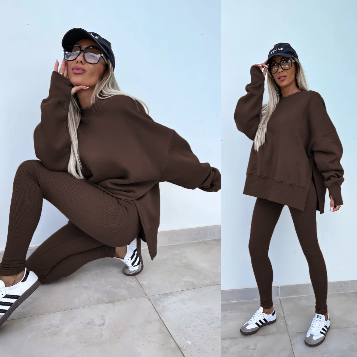 🔥Casual Women Sweatshirt Leggings Set
