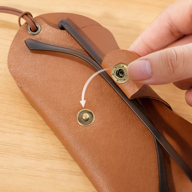 🕶️Portable PU Leather Sunglasses Case Sleeve