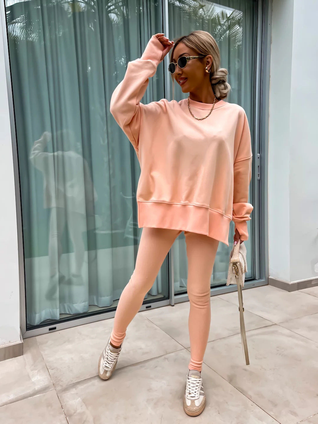 🔥Casual Women Sweatshirt Leggings Set