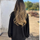 🔥Hot Sale✨Solid Color Oversized Long Sleeve Shirt