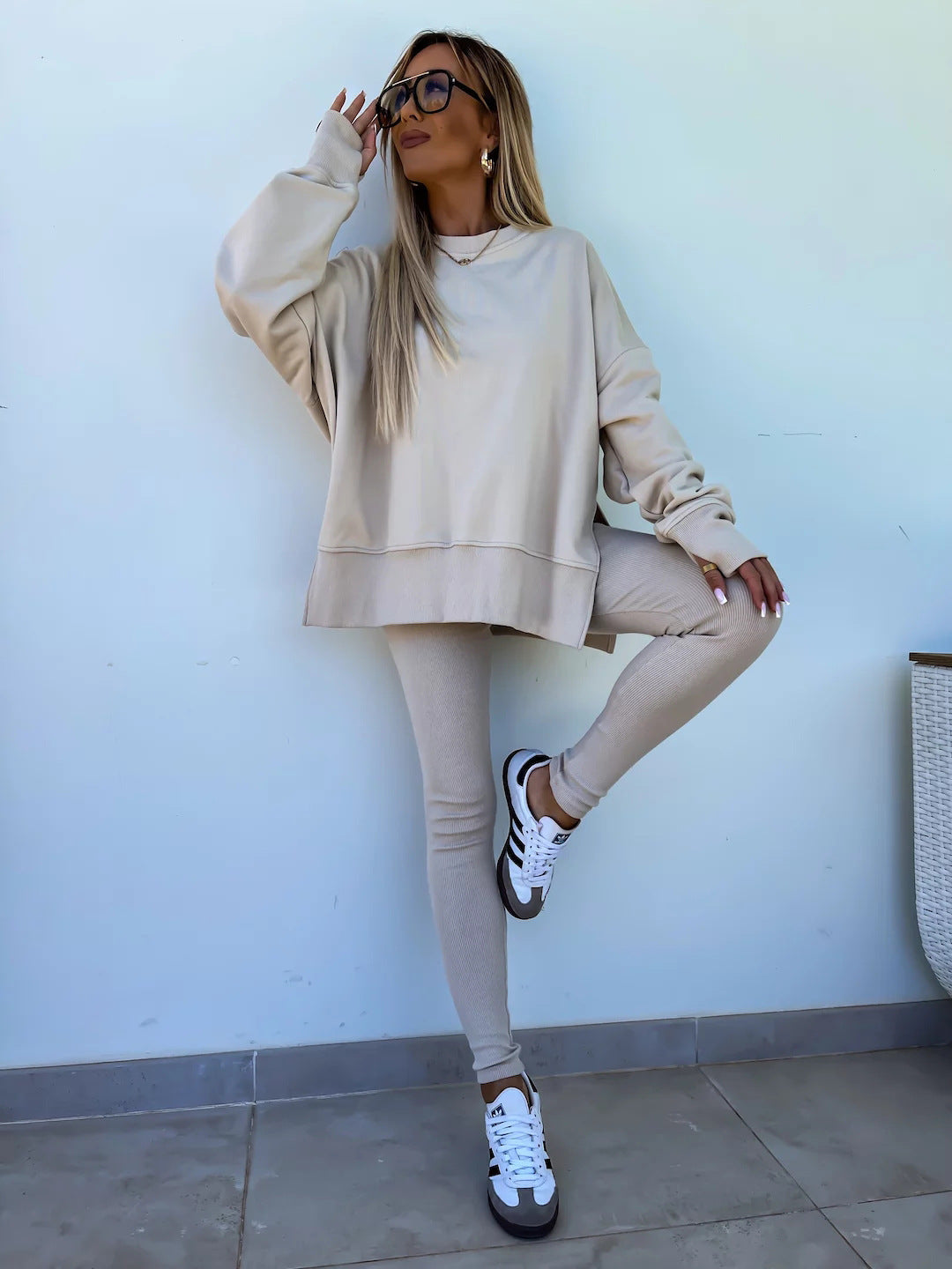 🔥Casual Women Sweatshirt Leggings Set
