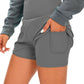 ✨️2025 Hot Sale 49% OFF🥰High Waisted 2-in-1 Yoga Shorts & Side Pockets