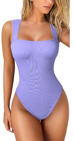 【😍Hot Sale 50% 😍Buy 1 Get 1 Free & Only ￡7.49 Per Each】Sleeveless Tummy Control Tank Tops Bodysuits